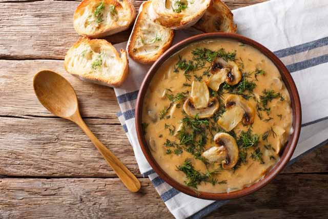 Resep Jamur Shitake, Coba Masak Jadi Creamy Soup Bunda!